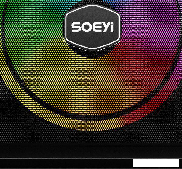 Корпус Soeyi AX1-B10 Tempered Glass