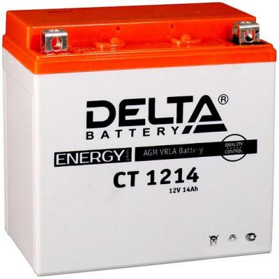Мотоциклетный аккумулятор Delta CT 1214 (14 А·ч)