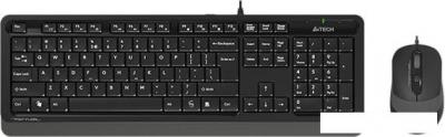 Офисный набор A4Tech Fstyler F1010 (черный/серый)