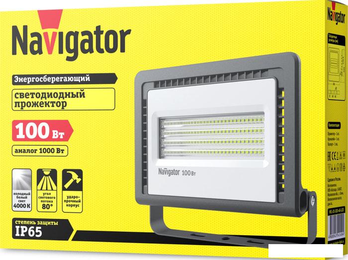 Уличный прожектор Navigator NFL-01-100-4K-LED