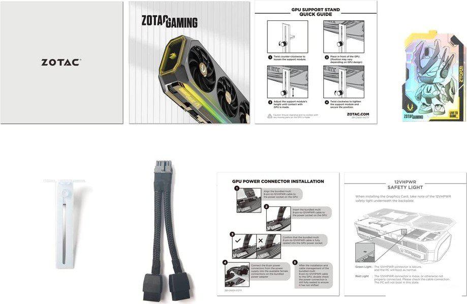 Видеокарты ZOTAC Gaming GeForce RTX 5070 AMP White Edition ZT-B50700FQ-10P