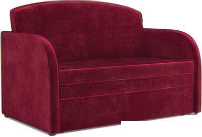 Диван Мебель-АРС Малютка (бархат красный Star Velvet 3 Dark Red)