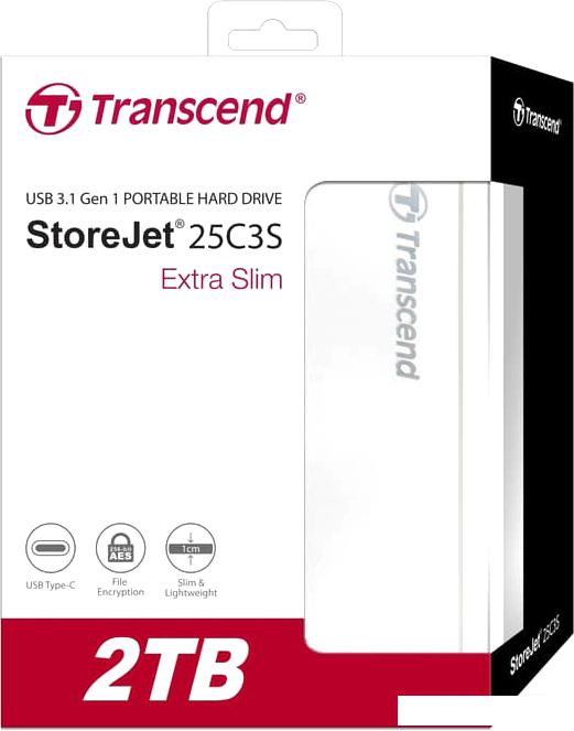 Внешний накопитель Transcend StoreJet 25C3S TS2TSJ25C3S 2TB