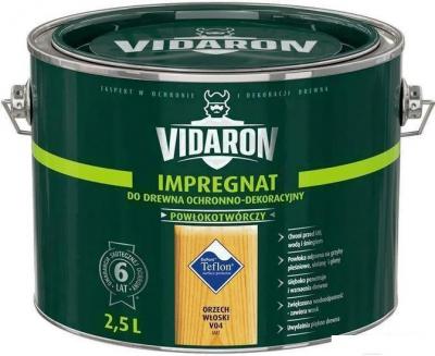 Пропитка Vidaron Impregnant V04 2.5 л (грецкий орех) Пропитка Vidaron Impregnant V04 2.5 л (грецкий орех)