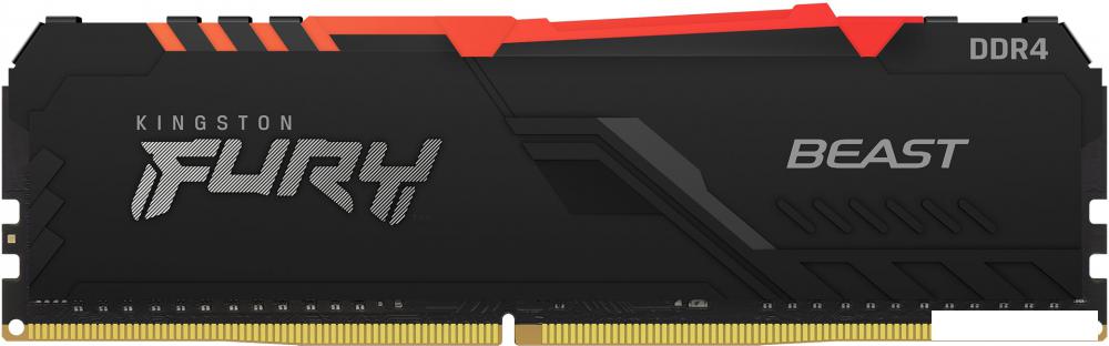 Оперативная память Kingston FURY Beast RGB 8ГБ DDR4 3200 МГц KF432C16BB2A/8