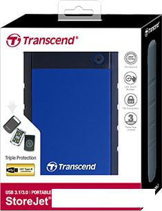 Внешние накопители Transcend StoreJet 25H3 4TB (синий)