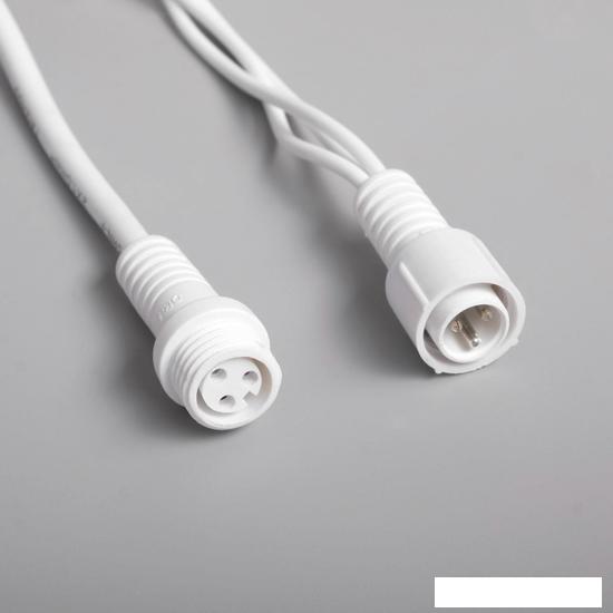 Гирлянда бахрома Luazon 3x0.9 м 232 LED 5204448 (белый каучук провод, мульти)