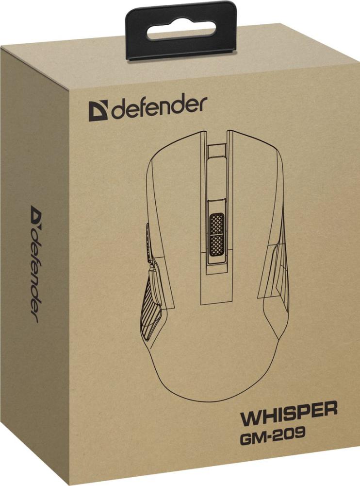Игровая мышь Defender Whisper GM-209 (белый)