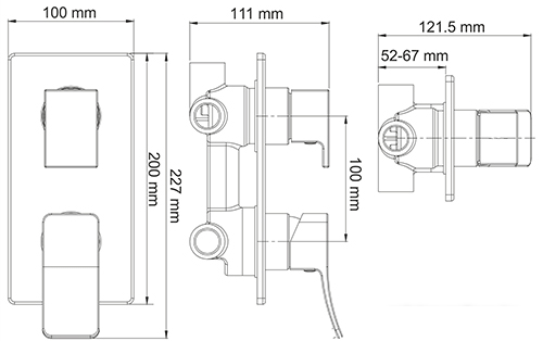 Смеситель Wasserkraft Aller 10671