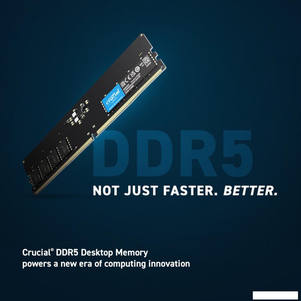 Оперативная память Crucial 2x32ГБ DDR5 5600 МГц CT2K32G56C46U5