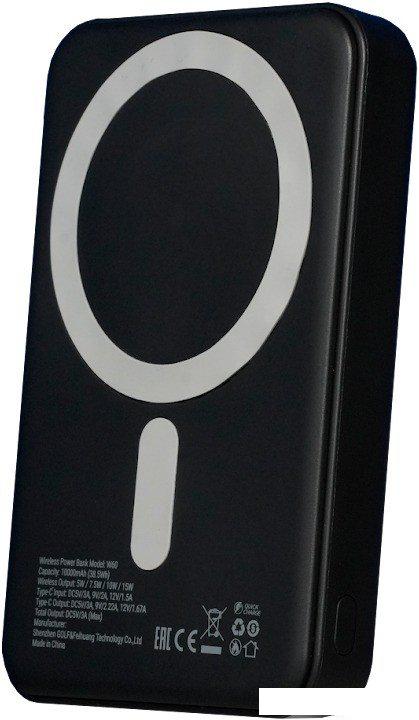 Внешний аккумулятор Roome MagCity W60 10000mAh Magnetic Wireless (черный)