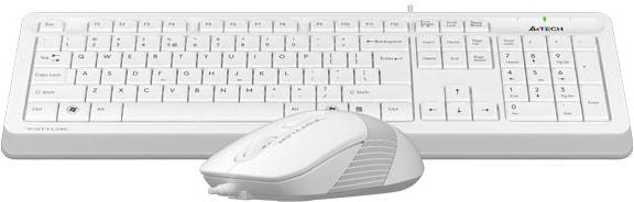 Офисный набор A4Tech Fstyler F1010 (белый/серый)