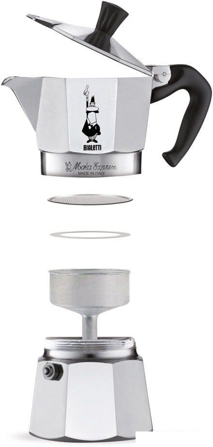 Гейзерная кофеварка Bialetti Moka Express (12 порций)