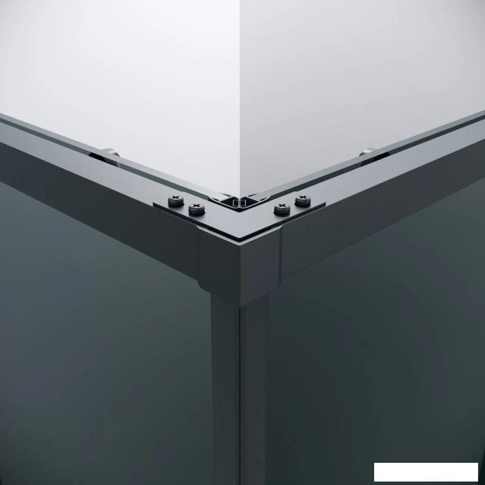 Душевая дверь Grossman Galaxy 90x195 1/2.K33.01.90.21.10 (черный матовый/тонированное стекло)
