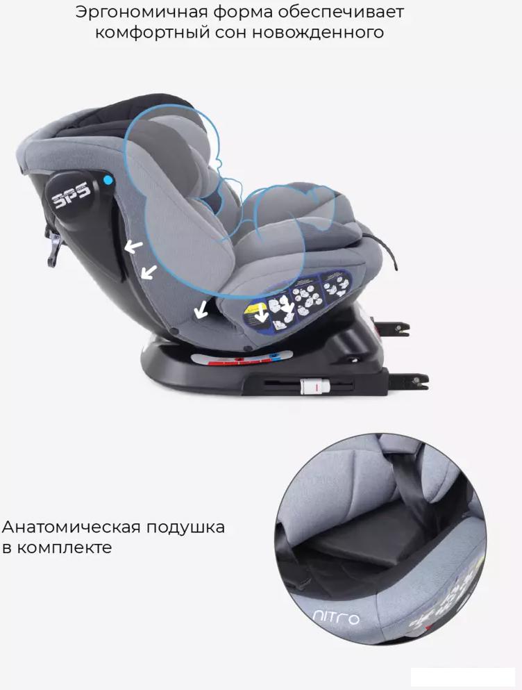 Детское автокресло Rant Nitro Isofix UB619 (серый/черный)