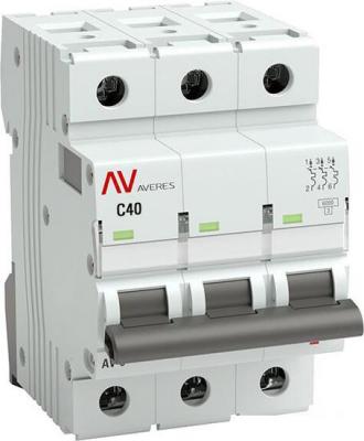 Выключатель автоматический EKF Averes AV-6 3P 40A (C) 6kA mcb6-3-40C-av