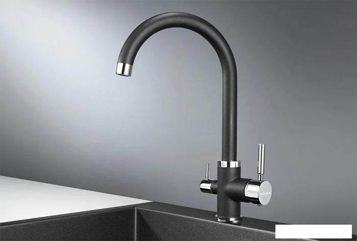 Смеситель Krona Brunnen H270 1 КА-00006917 (черный)