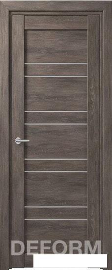 Межкомнатная дверь Юркас Deform D15 ДО 80x200 (дуб шале графит/мателюкс)