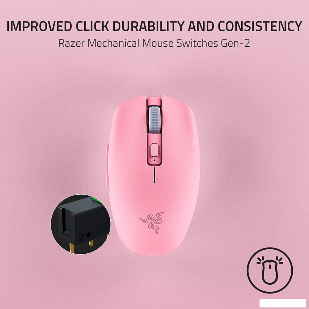 Игровая мышь Razer Orochi V2 Quartz Pink