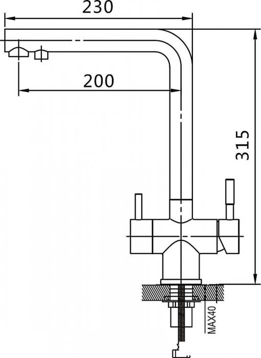 Смеситель Shevanik S468B