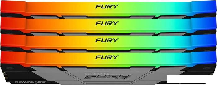 Оперативная память Kingston FURY Renegade RGB 4x32ГБ DDR4 3600 МГц KF436C18RB2AK4/128