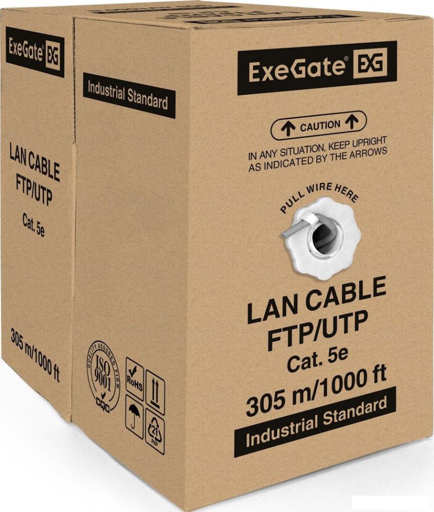Кабель ExeGate UTP4-C5e-CU-S25-IN -LSZH-GR-305 UTP
