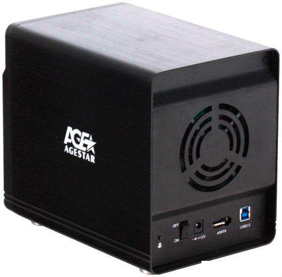 Боксы для накопителей AgeStar 3C4B3A1 Black