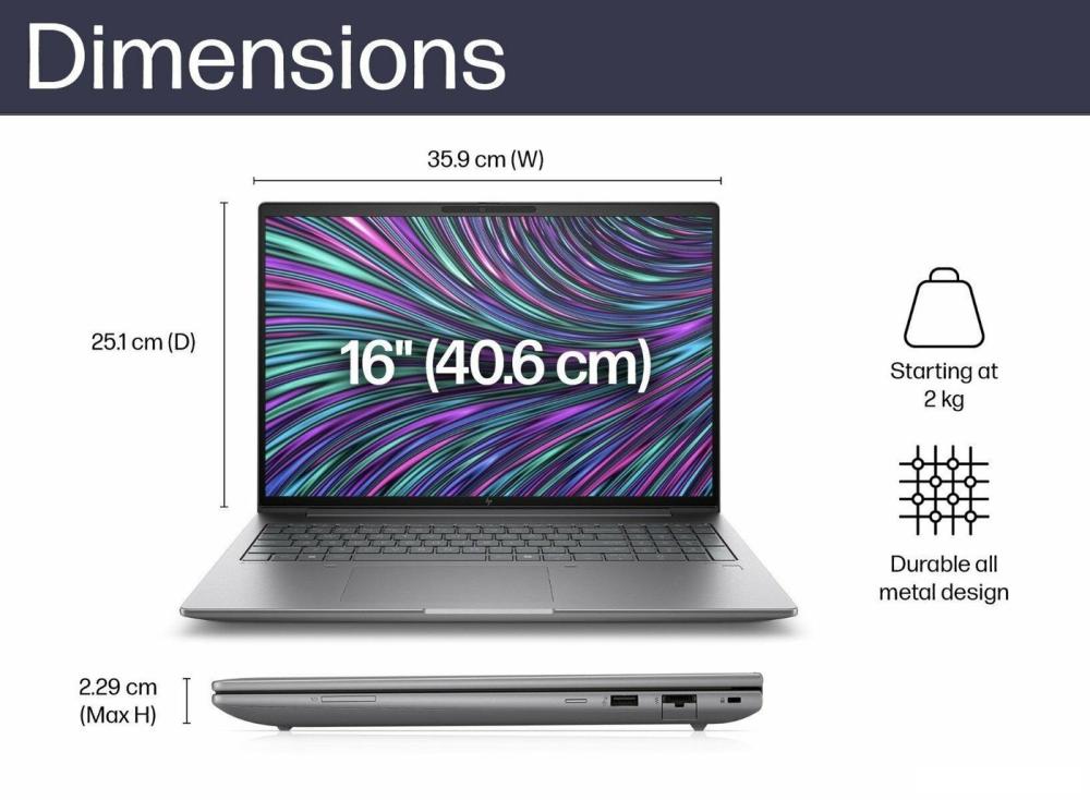 Рабочая станция HP ZBook Power 16 G11 A8WM7PT