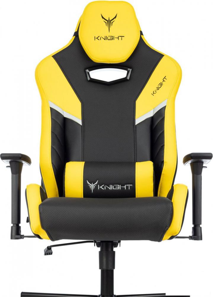 Игровое (геймерское) кресло Knight Thunder 5X (черный/желтый)