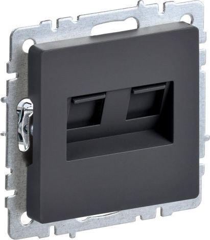 Розетка компьютерная IEK Brite BR-K20-2-K53
