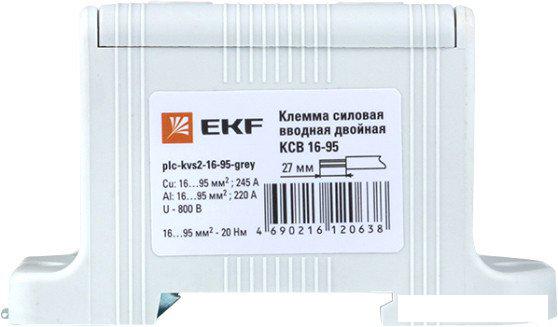 Клемма EKF PROxima PLC-KVS2-16-95-Grey