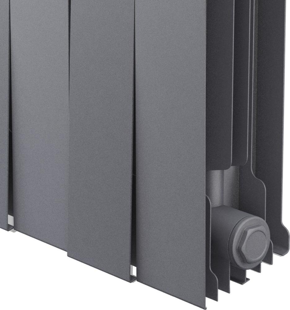 Биметаллический радиатор Royal Thermo PianoForte 200 Серебристый - 12 секций