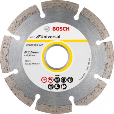 Отрезной диск алмазный  Bosch Eco Universal 2608615027