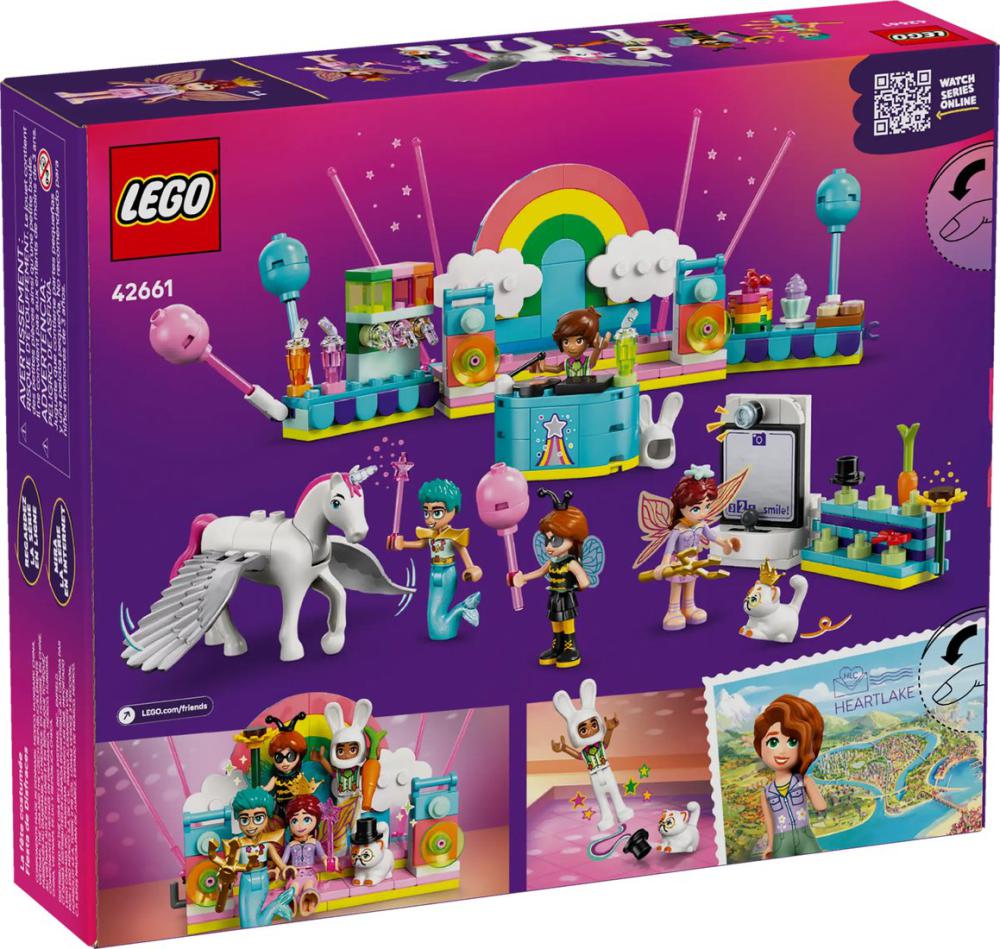 Конструктор LEGO Friends Костюмированная вечеринка с единорогом и феей 42661