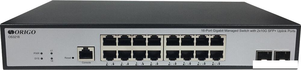 Управляемый коммутатор 3-го уровня Origo OS3218/A1A