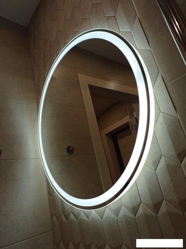 Пекам Зеркало LED Ring1-80х80d (с сенсором на взмах руки)