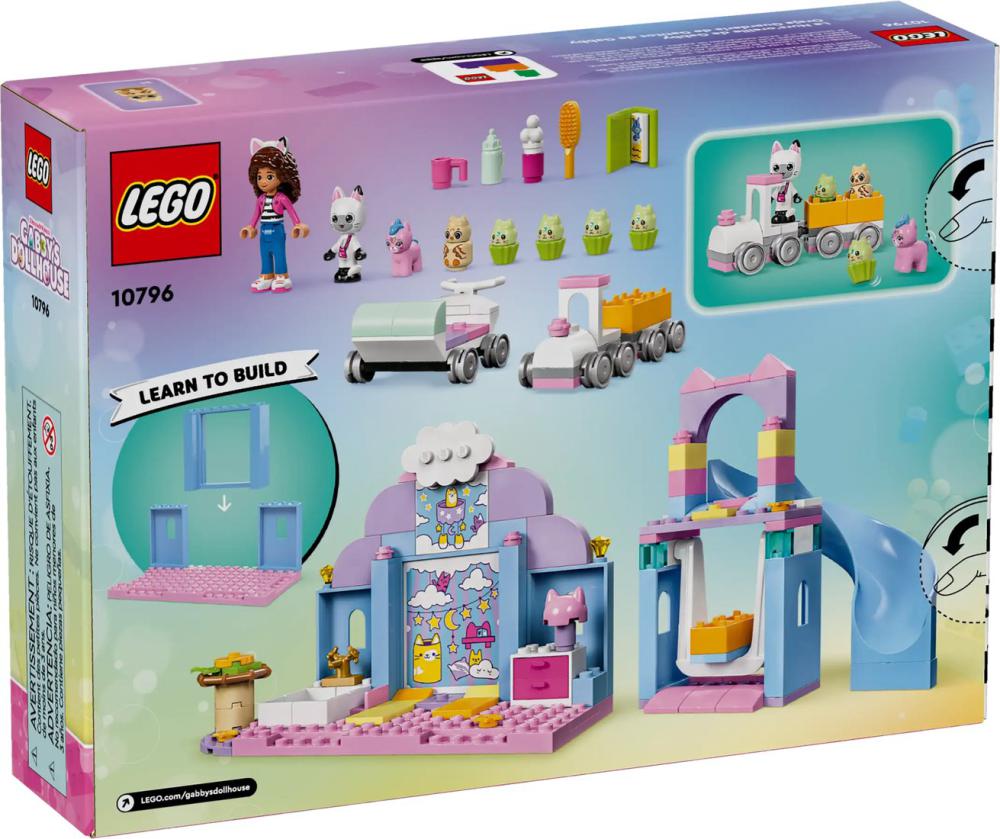 Конструктор LEGO Gabby's Dollhouse Уход за котятами Габби 10796