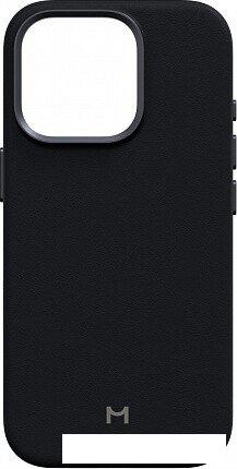 Чехол для телефона Magssory Eco Leather Case Midnight для iPhone 16 Pro CLT028m