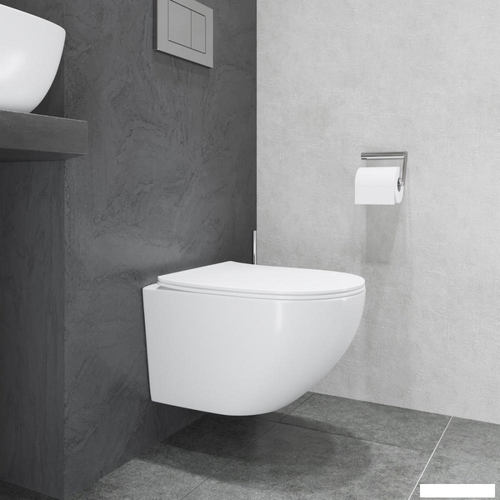 Унитаз подвесной Lauter Sulzdorf + GROHE Rapid SL 39504000 + панель GROHE 37131000 (белый с микролифтом)