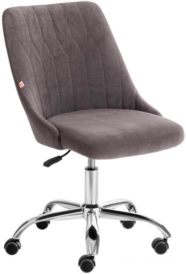 Офисное кресло TetChair Swan (флок, серый)