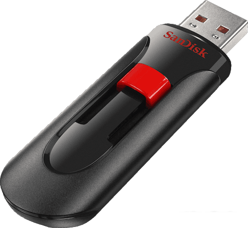 USB Flash SanDisk Cruzer Glide 64GB Black [SDCZ600-064G-G35]