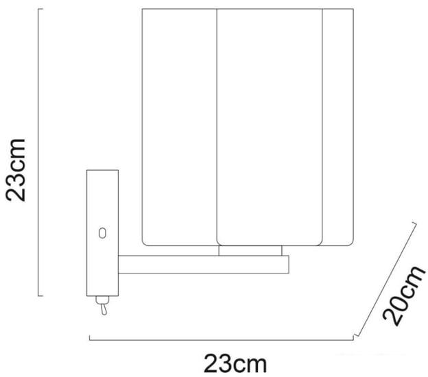 Бра Arte Lamp Serenata A3479AP-1CC
