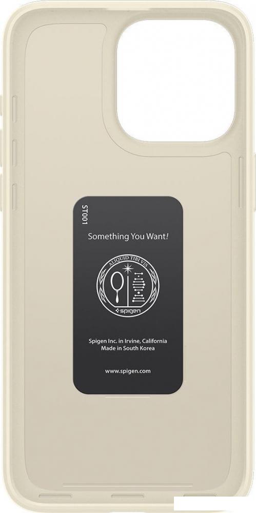 Чехол для телефона Spigen Thin Fit для iPhone 15 Pro Max ACS06551 (бежевый)
