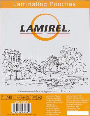 Пленка для ламинирования Lamirel A4 75 мкм LA-78656