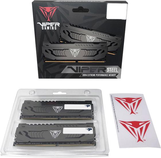 Оперативная память Patriot Viper Steel 2x8GB DDR4 PC4-28800 PVS416G360C8K