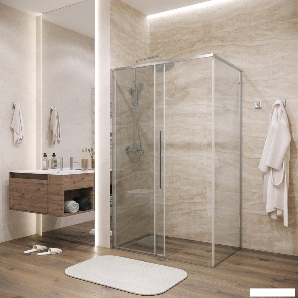 Душевая стенка Grossman Galaxy 90x195 200.K33.01.90.10.00 (хром/стекло прозрачное)