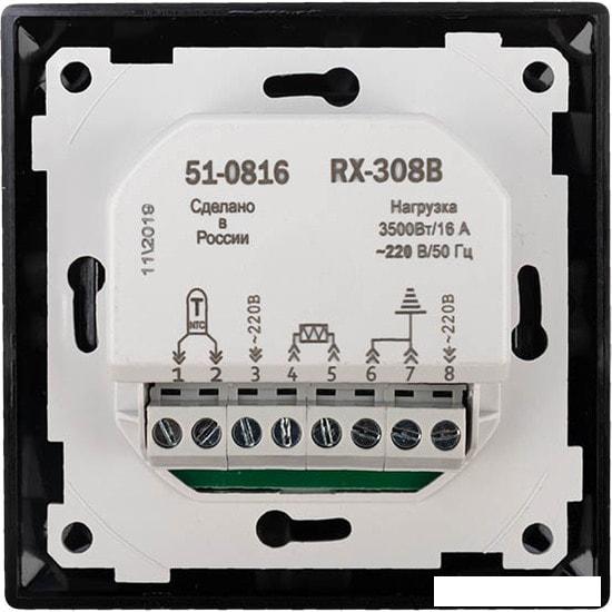 Терморегулятор Rexant RX-308B 51-0816 (черный)