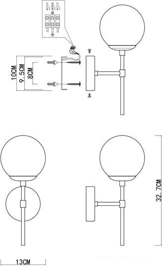 Бра ST Luce Limano SL1203.401.01