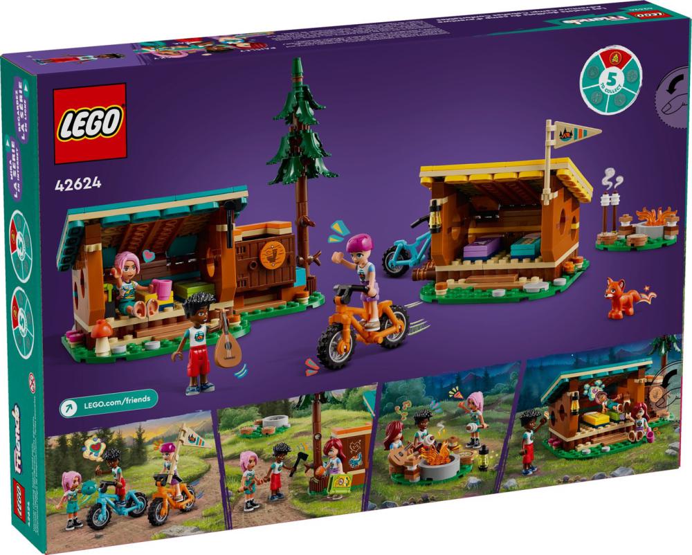 Конструктор LEGO Friends 42624 Лагерь приключений: Уютные домики