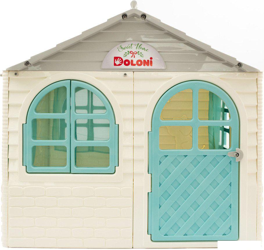 Игровой домик Doloni-Toys 02550/5 (белый/голубой)
